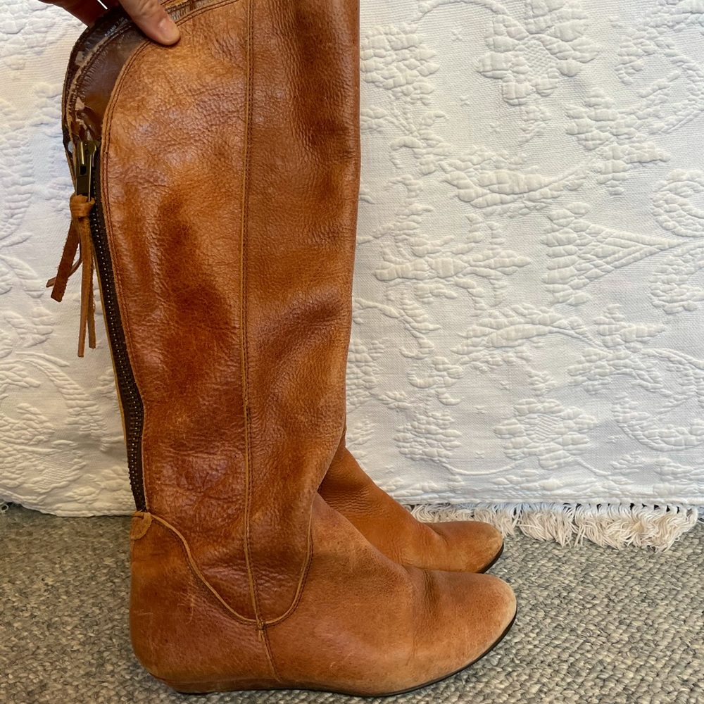 Leather Tall Boots